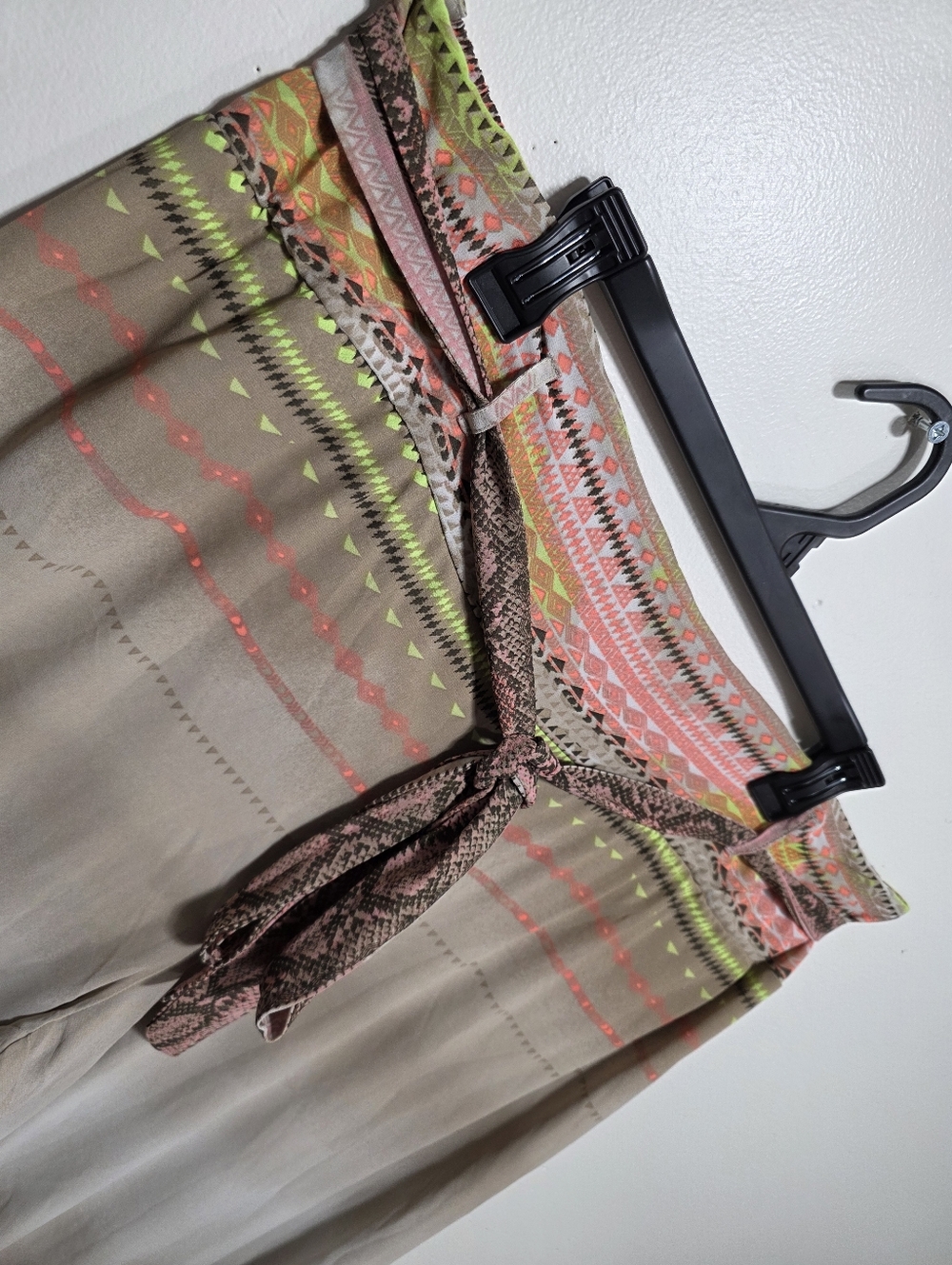 NWT! HeartSoul Plus 3X Boho Wide Leg Pants Tribal Print Elastic Waist Flowy - Picture 6 of 9